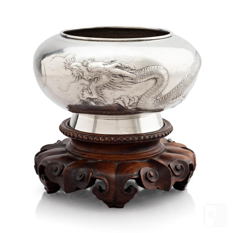 A Chinese silver bowl,
